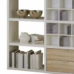 Fredriks Regal Concept V - Cremeweiß / Eiche Natur 8 Fredriks Regal Concept V - Cremeweiß / Eiche Natur -Büromöbel Verkäufe regal concept v weiss eiche dekor 1993978