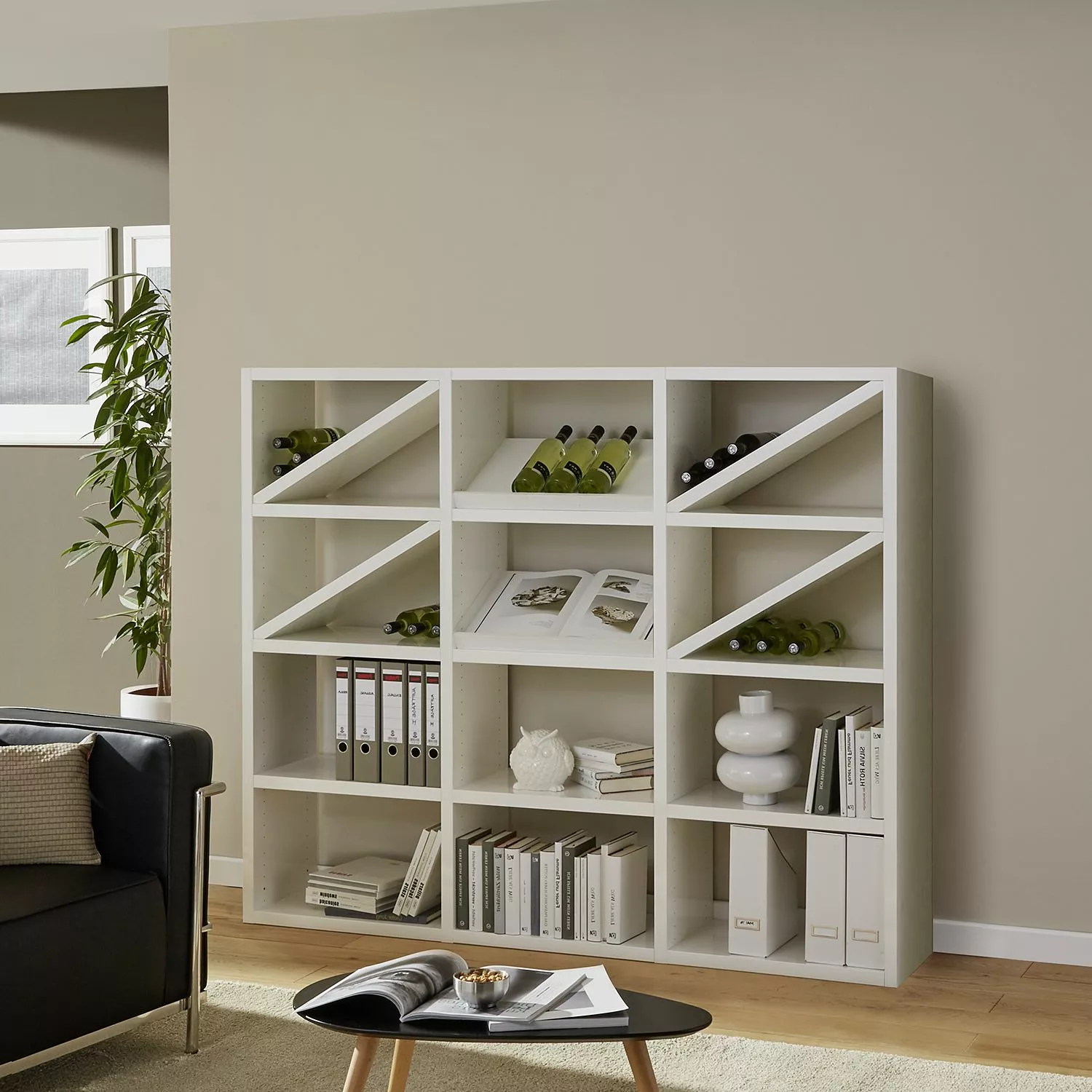 Fredriks Regal Concept X - Cremeweiß 4 Fredriks Regal Concept X - Cremeweiß – Bild 2