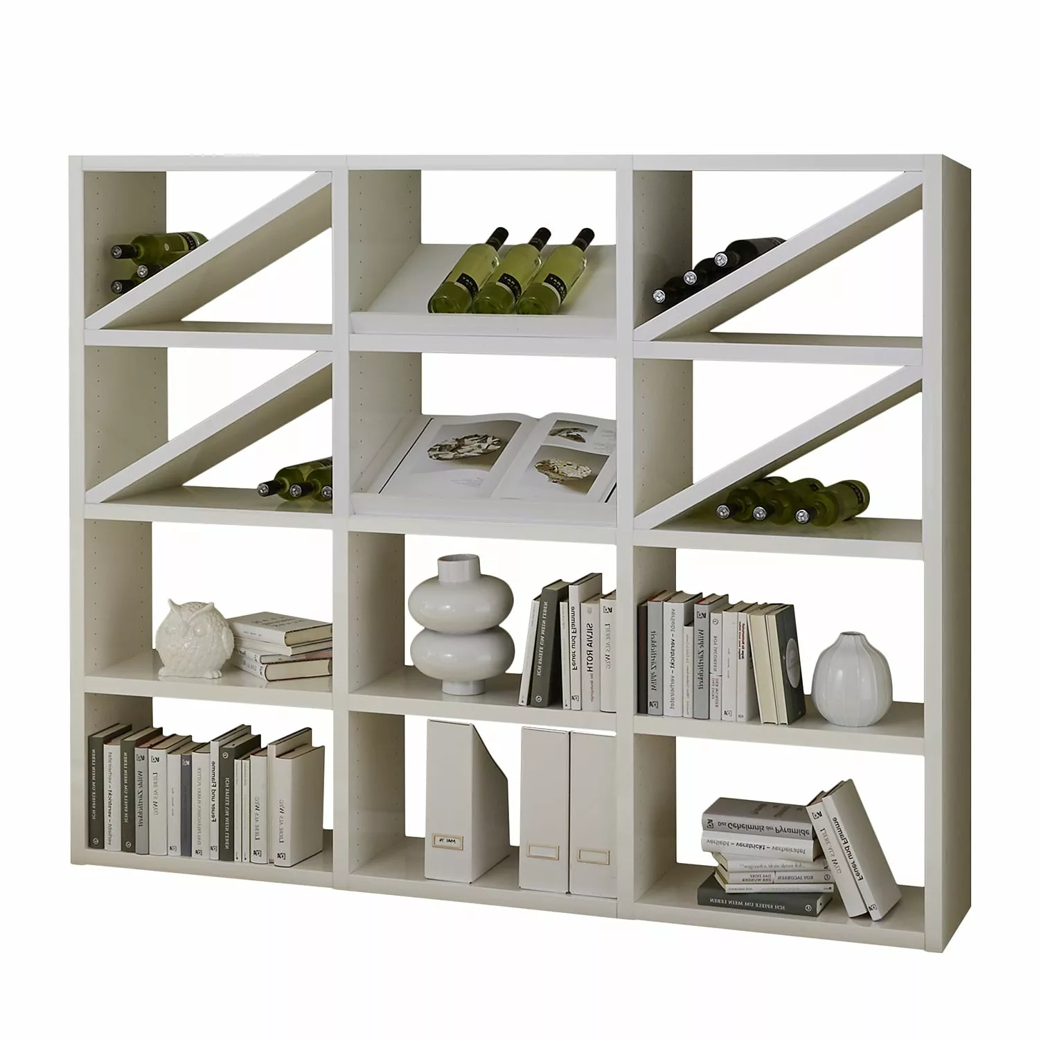 Fredriks Regal Concept X - Cremeweiß 3 Fredriks Regal Concept X - Cremeweiß