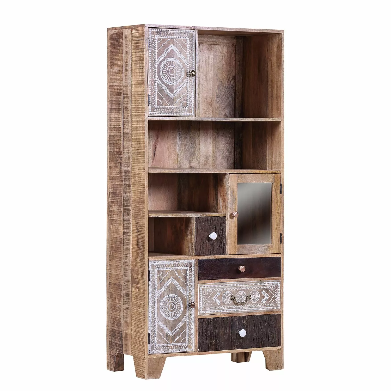 Ars manufacti Regal Curenna I - Mango teilmassiv - Mango / Braun 3 Ars manufacti Regal Curenna I - Mango teilmassiv - Mango / Braun