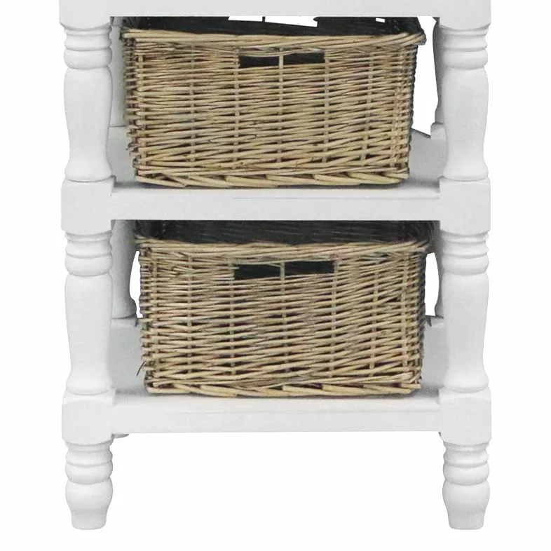 Maison Belfort Regal Elyria mit Korbschubladen - Paulownia teilmassiv 4 Maison Belfort Regal Elyria mit Korbschubladen - Paulownia teilmassiv – Bild 2