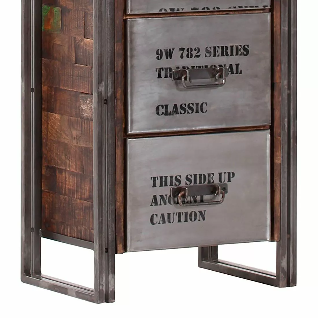 Red Living Regal Factory II - Mango massiv - lackiert 4 Red Living Regal Factory II - Mango massiv - lackiert – Bild 2