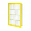 Phoenix Regal Frame I - Gelb/Weiß -Büromöbel Verkäufe regal frame i gelb weiss 2171474
