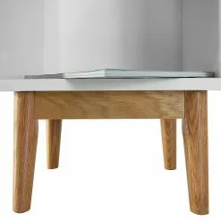 Mørteens Regal Lindholm I - Weiß / Eiche -Büromöbel Verkäufe regal lindholm i weiss eiche massiv 1229562