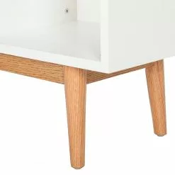 Mørteens Regal Lindholm III - Weiß/Eiche massiv -Büromöbel Verkäufe regal lindholm iii weiss eiche massiv 3192393