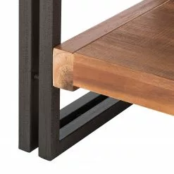 Ars manufacti Regal Manchester IV - Akazie massiv / Metall - Akazie / Anthrazit -Büromöbel Verkäufe regal manchester iv akazie massiv metall 4877384