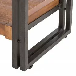 Ars manufacti Regal Manchester IV - Akazie massiv / Metall - Akazie / Anthrazit -Büromöbel Verkäufe regal manchester iv akazie massiv metall 4877388