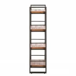 Ars manufacti Regal Manchester IV - Akazie massiv / Metall - Akazie / Anthrazit -Büromöbel Verkäufe regal manchester iv akazie massiv metall 4877392