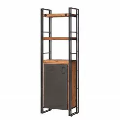 Ars manufacti Regal Manchester V - Akazie teilmassiv / Metall - Akazie / Anthrazit