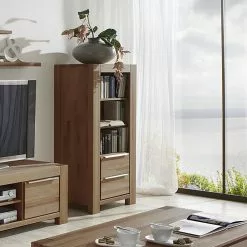 Ars Natura Regal Pia - Wildeiche massiv - geölt -Büromöbel Verkäufe regal pia wildeiche massiv geoelt 302673