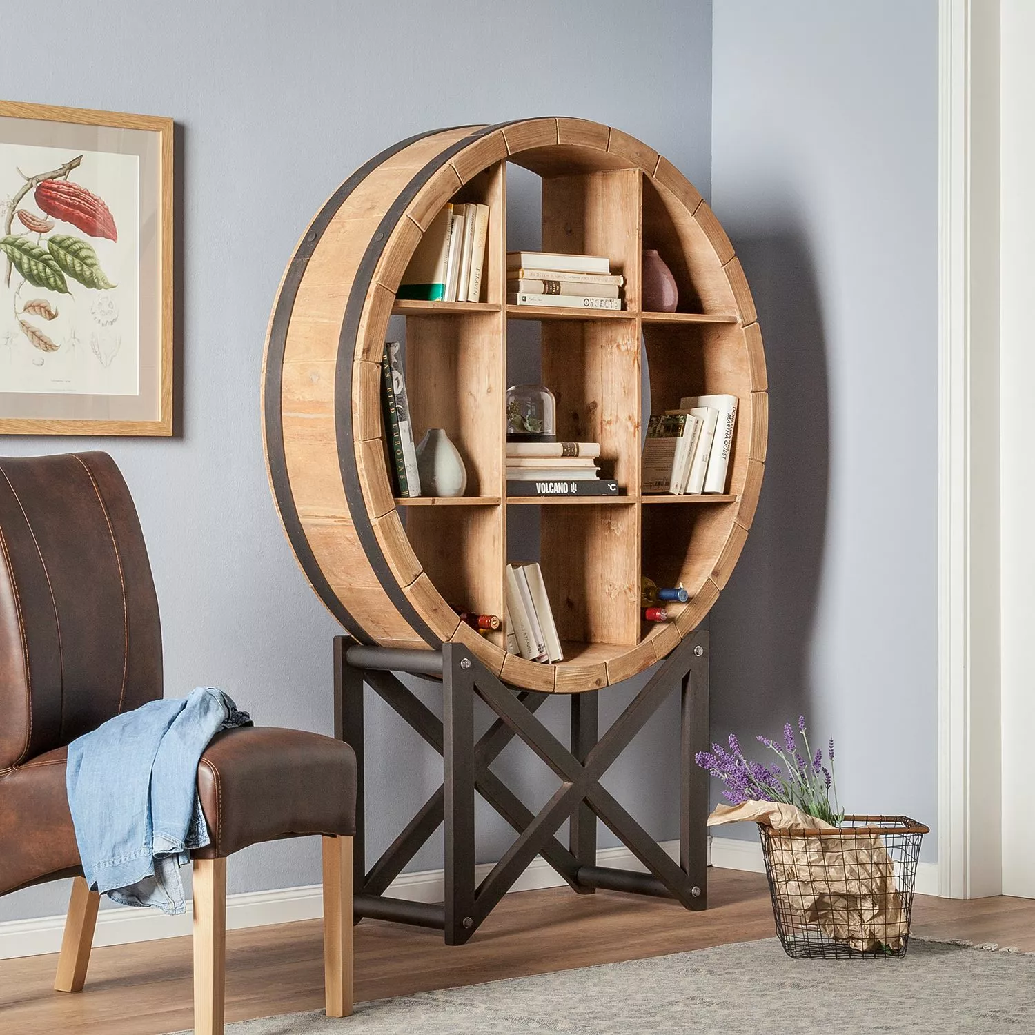 Ars manufacti Regal Rives - Tanne massiv / Metall 4 Ars manufacti Regal Rives - Tanne massiv / Metall – Bild 2