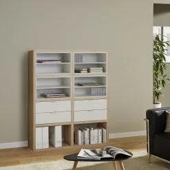 Fredriks Regal Concept II - Eiche Dekor -Büromöbel Verkäufe regal rodos ii eiche dekor 1890370