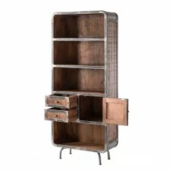 Ars manufacti Regal Wharton II - Akazie teilmassiv / Stahl -Büromöbel Verkäufe regal wharton ii mango teilmassiv stahl 5212244