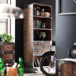 Ars manufacti Regal Wharton II - Akazie teilmassiv / Stahl -Büromöbel Verkäufe regal wharton ii mango teilmassiv stahl 5212252