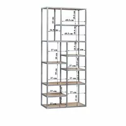 Ars manufacti Regal Woodson III - Akazie Hellbraun -Büromöbel Verkäufe regal woodson iii akazie massiv eisen akazie hellbraun 4700124