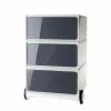 EasyOffice by Paperflow Rollcontainer easyBox I - Weiß / Anthrazit -Büromöbel Verkäufe rollcontainer easybox i weiss anthrazit 1595782