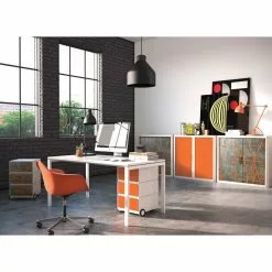 EasyOffice by Paperflow Rollcontainer easyBox II - Weiß / Orange 10 EasyOffice by Paperflow Rollcontainer easyBox II - Weiß / Orange -Büromöbel Verkäufe rollcontainer easybox ii weiss orange 3229645