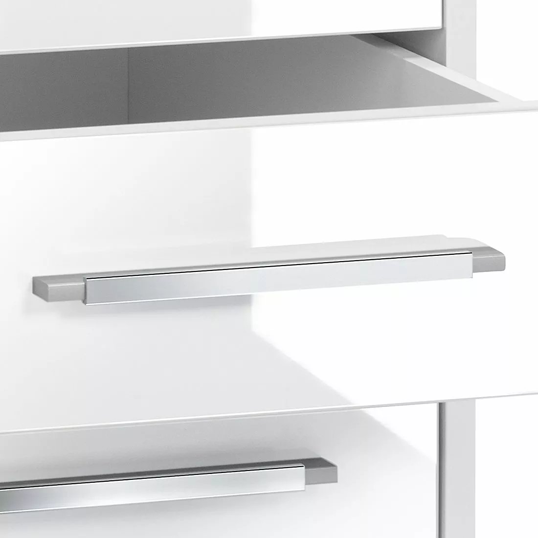 Rollcontainer Merit II - Alpinweiß / Hochglanz Weiß 6 Rollcontainer Merit II - Alpinweiß / Hochglanz Weiß – Bild 4