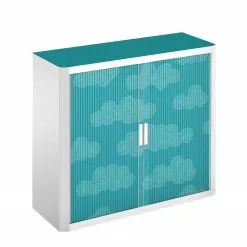 EasyOffice by Paperflow Rollladenschrank easyOffice Enfants - Petrol -Büromöbel Verkäufe rollladenschrank easyoffice enfants 2223010