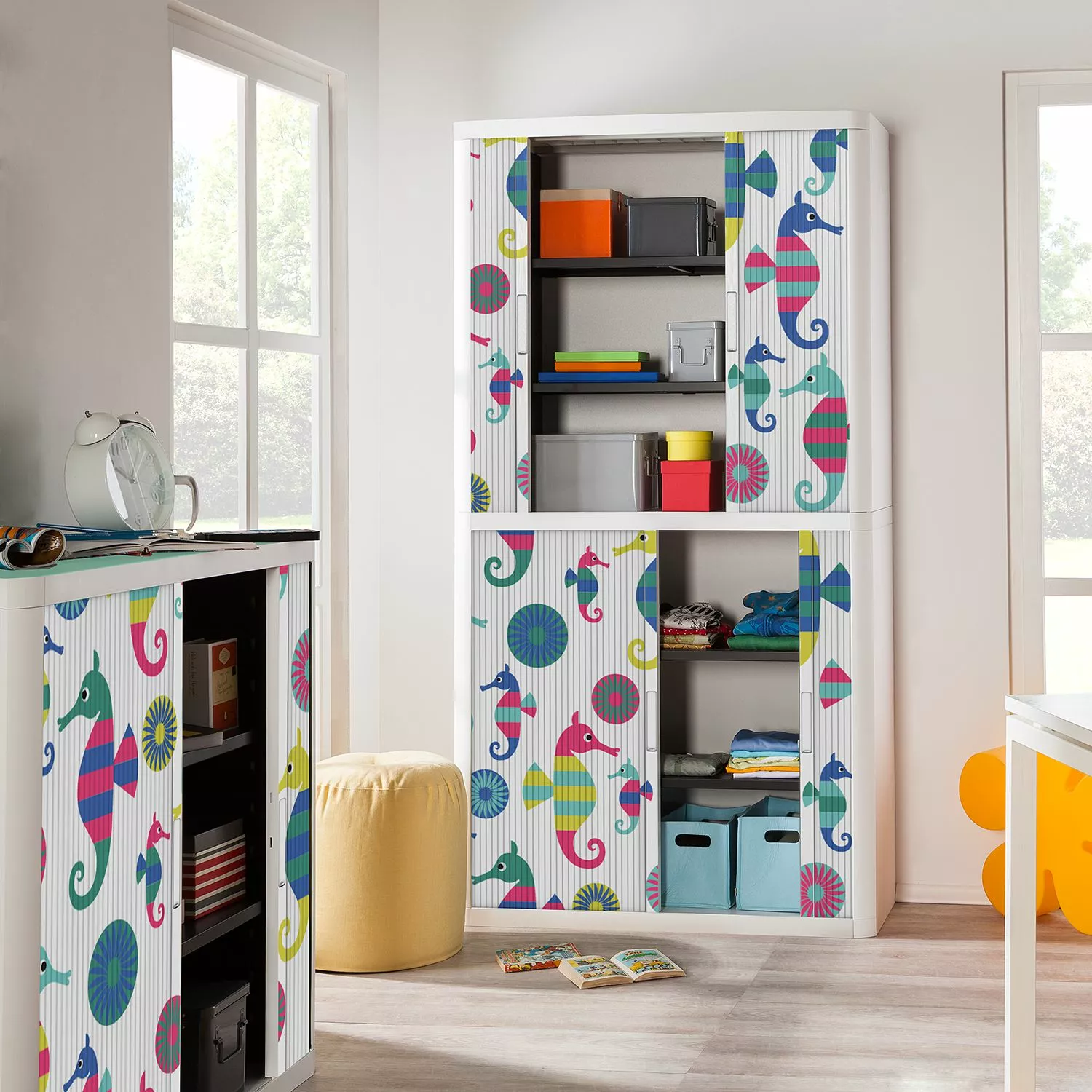 EasyOffice by Paperflow Rollladenschrank easyOffice Enfants IX - Höhe: 204 cm 4 EasyOffice by Paperflow Rollladenschrank easyOffice Enfants IX - Höhe: 204 cm – Bild 2