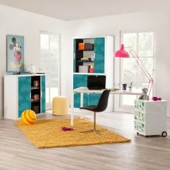 EasyOffice by Paperflow Rollladenschrank easyOffice Enfants - Petrol -Büromöbel Verkäufe rollladenschrank easyoffice enfants petrol 3386465