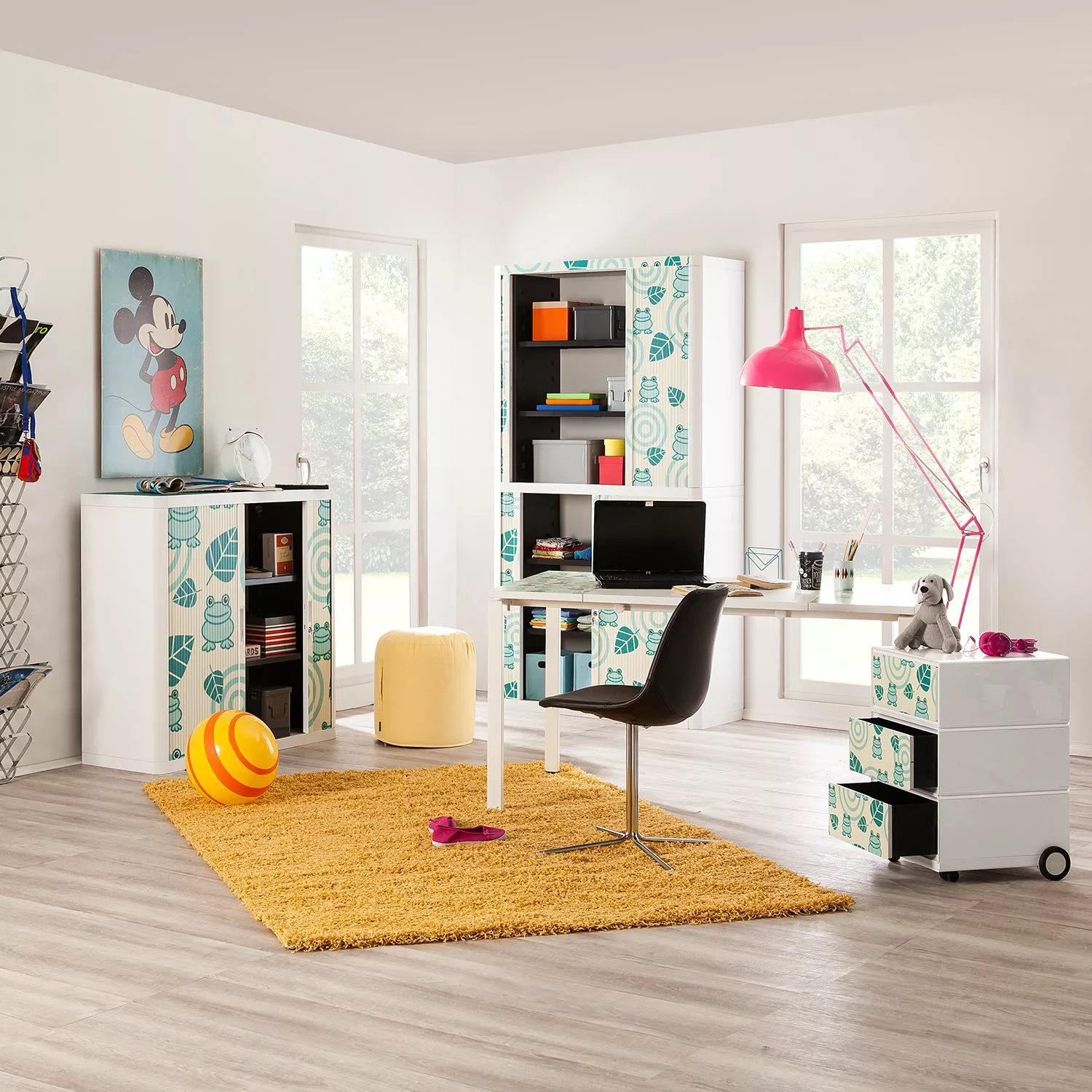 EasyOffice by Paperflow Rollladenschrank easyOffice Enfants VII - Höhe: 104 cm 6 EasyOffice by Paperflow Rollladenschrank easyOffice Enfants VII - Höhe: 104 cm – Bild 4