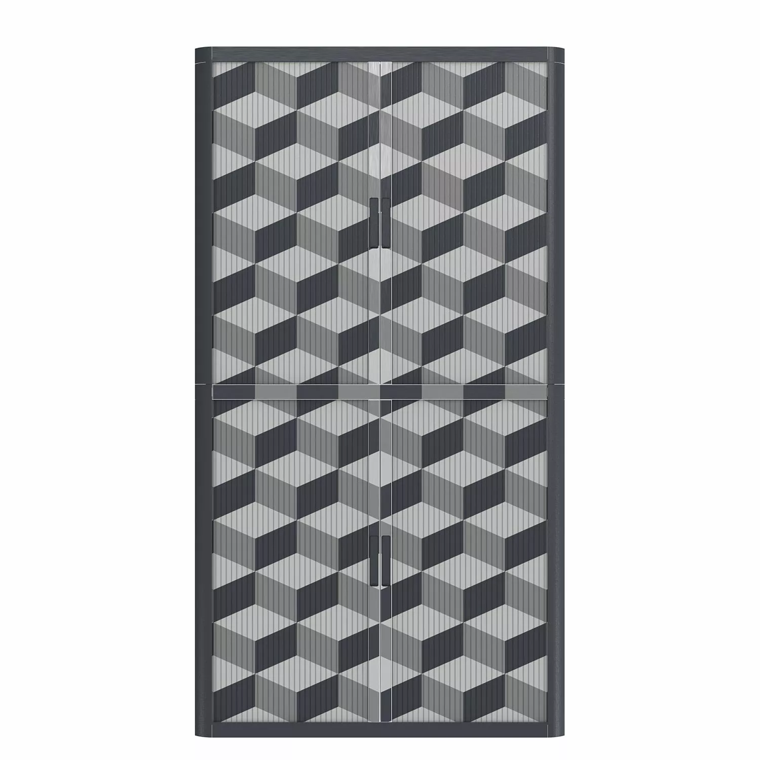 EasyOffice by Paperflow Aktenschrank easyOffice Geometrique III - Grau 4 EasyOffice by Paperflow Aktenschrank easyOffice Geometrique III - Grau – Bild 2