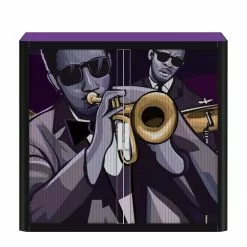 EasyOffice by Paperflow Rollladenschrank easyOffice Musique - Aubergine / Schwarz -Büromöbel Verkäufe rollladenschrank easyoffice musique 104 cm 2222946