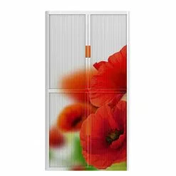 EasyOffice by Paperflow Rollladenschrank easyOffice Nature II - Rot -Büromöbel Verkäufe rollladenschrank easyoffice nature ii 2223086