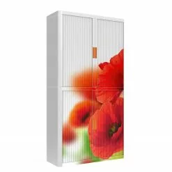 EasyOffice by Paperflow Rollladenschrank easyOffice Nature II - Rot -Büromöbel Verkäufe rollladenschrank easyoffice nature ii 2223090