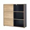 Germania Schiebetürenregal Mingle II - Anthrazit/Eiche Sonoma Dekor -Büromöbel Verkäufe schiebetuerenregal mingle ii anthrazit eiche sonoma dekor 5029396
