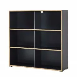 Germania Schiebetürenregal Mingle II - Anthrazit/Eiche Sonoma Dekor -Büromöbel Verkäufe schiebetuerenregal mingle ii anthrazit eiche sonoma dekor 5029416