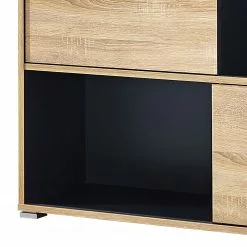 Germania Schiebetürenregal Mingle II - Anthrazit/Eiche Sonoma Dekor -Büromöbel Verkäufe schiebetuerenregal mingle ii anthrazit eiche sonoma dekor 5029424