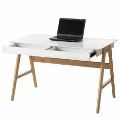 Mørteens Schreibtisch Branno - Eiche teilmassiv - Weiß / Eiche 14 Mørteens Schreibtisch Branno - Eiche teilmassiv - Weiß / Eiche -Büromöbel Verkäufe schreibtisch branno eiche teilmassiv weiss eiche 4825480