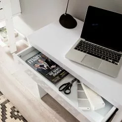 Jahnke Schreibtisch Cu-Libre 80 - Hochglanz Weiß -Büromöbel Verkäufe schreibtisch cuuba libre 80 hochglanz weiss 3457605