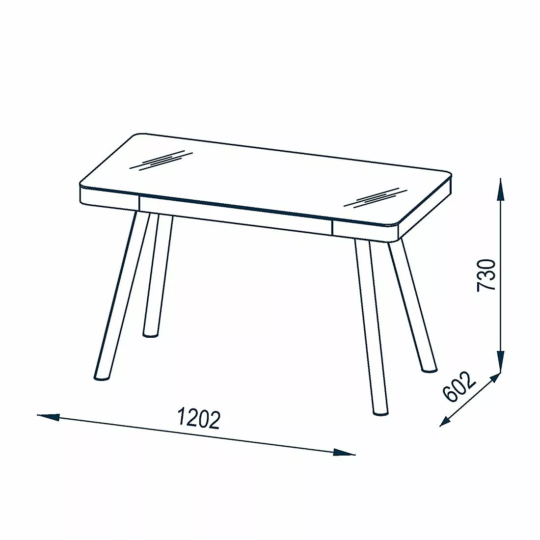 Maja Möbel Schreibtisch Dahoff I - Weiß 7 Maja Möbel Schreibtisch Dahoff I - Weiß – Bild 5