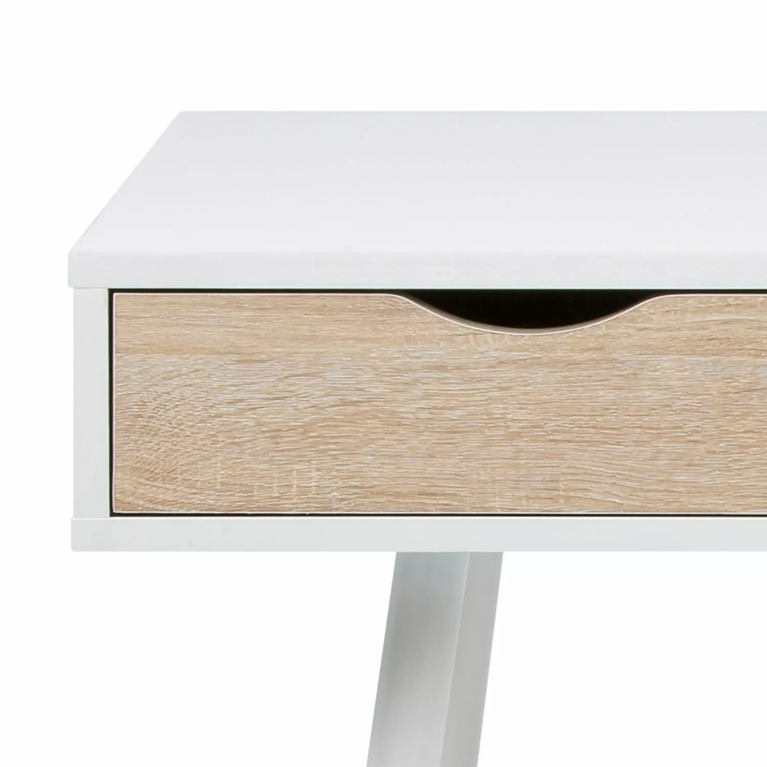 Mørteens Schreibtisch Dingus - Weiß / Eiche 8 Mørteens Schreibtisch Dingus - Weiß / Eiche – Bild 6