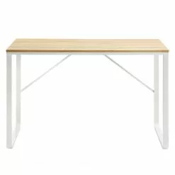 Fredriks Schreibtisch Fertilia - Pappel Dekor / Weiß 6 Fredriks Schreibtisch Fertilia - Pappel Dekor / Weiß -Büromöbel Verkäufe schreibtisch fertilia pappel dekor metall beige weiss 4210556