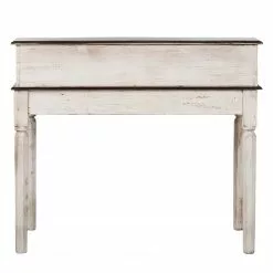 Wolf-Möbel Schreibtisch Goa White - Akazie / Mango teilmassiv - Weiß -Büromöbel Verkäufe schreibtisch goa akazie mango teilmassiv weiss 4095756