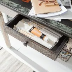 Wolf-Möbel Schreibtisch Goa White - Akazie / Mango teilmassiv - Weiß -Büromöbel Verkäufe schreibtisch goa akazie mango teilmassiv weiss 4095844