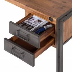 Ars manufacti Schreibtisch Manchester II - Akazie massiv/Metall -Büromöbel Verkäufe schreibtisch manchester ii akazie massiv metall 4875928