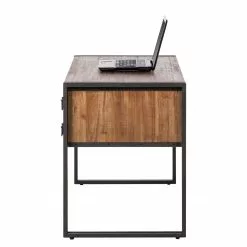 Ars manufacti Schreibtisch Manchester II - Akazie massiv/Metall -Büromöbel Verkäufe schreibtisch manchester ii akazie massiv metall 4875940