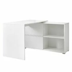 Germania Schreibtisch Mingle - Weiß/Eiche Sonoma Dekor -Büromöbel Verkäufe schreibtisch mingle weiss eiche sonoma dekor 5029264