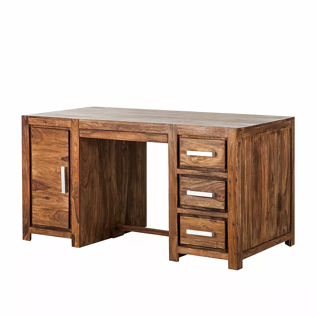 Ars Natura Schreibtisch Ohio - Sheesham massiv - gewachst 3 Ars Natura Schreibtisch Ohio - Sheesham massiv - gewachst