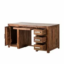 Ars Natura Schreibtisch Ohio - Sheesham massiv - gewachst 17 Ars Natura Schreibtisch Ohio - Sheesham massiv - gewachst -Büromöbel Verkäufe schreibtisch ohio 1351991