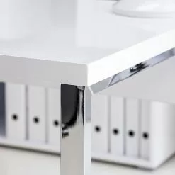 Fredriks Schreibtisch Paddington I - Hochglanz Weiß 23 Fredriks Schreibtisch Paddington I - Hochglanz Weiß -Büromöbel Verkäufe schreibtisch paddington hochglanz weiss lackiert 936950