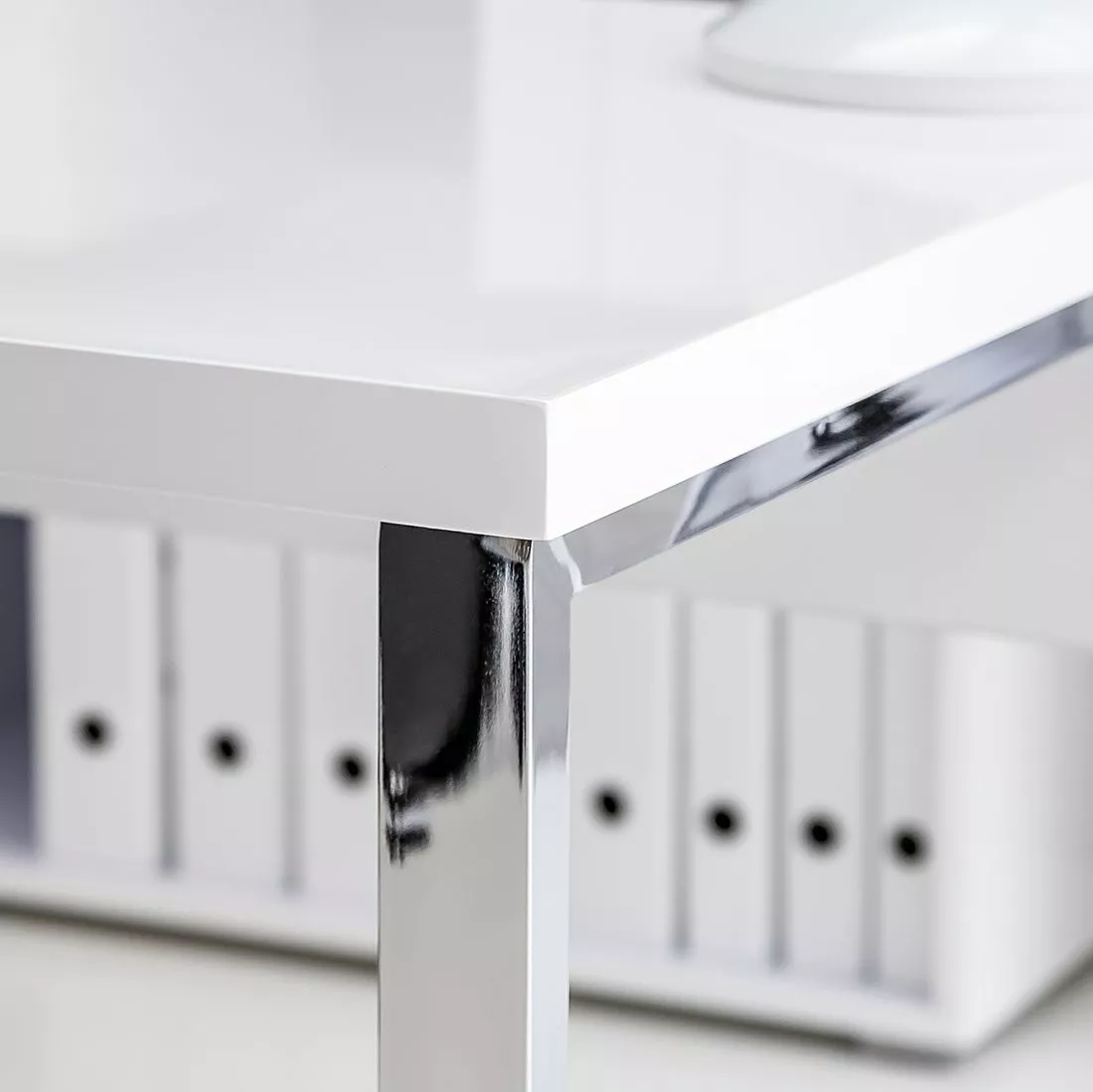 Fredriks Schreibtisch Paddington I - Hochglanz Weiß 12 Fredriks Schreibtisch Paddington I - Hochglanz Weiß – Bild 10