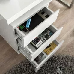 Fredriks Schreibtisch Paddington II - Hochglanz Weiß lackiert - mit 1 Container 20 Fredriks Schreibtisch Paddington II - Hochglanz Weiß lackiert - mit 1 Container -Büromöbel Verkäufe schreibtisch paddington hochglanz weiss lackiert mit 1 container 3375773