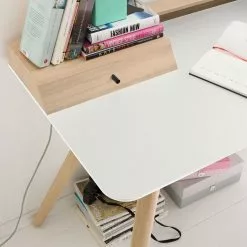 Studio Copenhagen Schreibtisch Stave II - Eiche teilmassiv -Büromöbel Verkäufe schreibtisch stave ii eiche teilmassiv weiss eiche hell 5163688