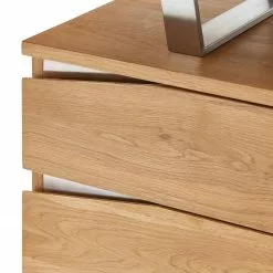 Ars Natura Schreibtisch Tarva - Asteiche -Büromöbel Verkäufe schreibtisch tarva asteiche teilmassiv asteiche edelstahl dekor 5236004